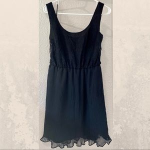 Lauren Conrad Black Knee-Length Dress
